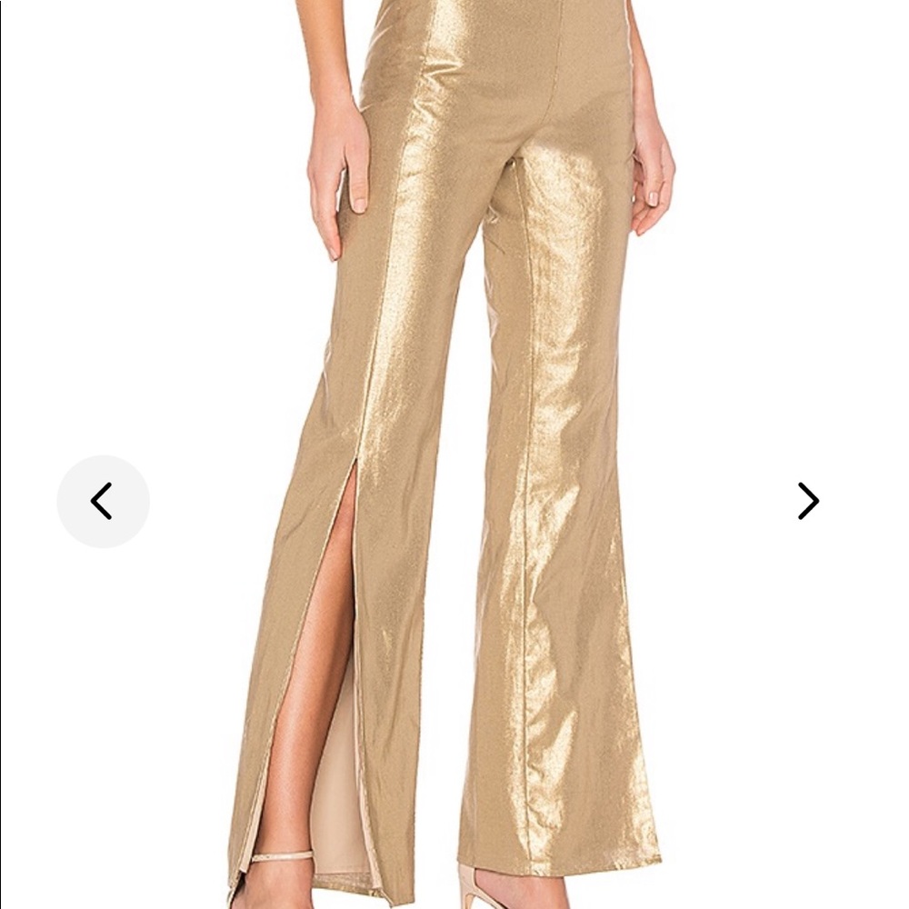 Lovers&Friends gold pants sz sm